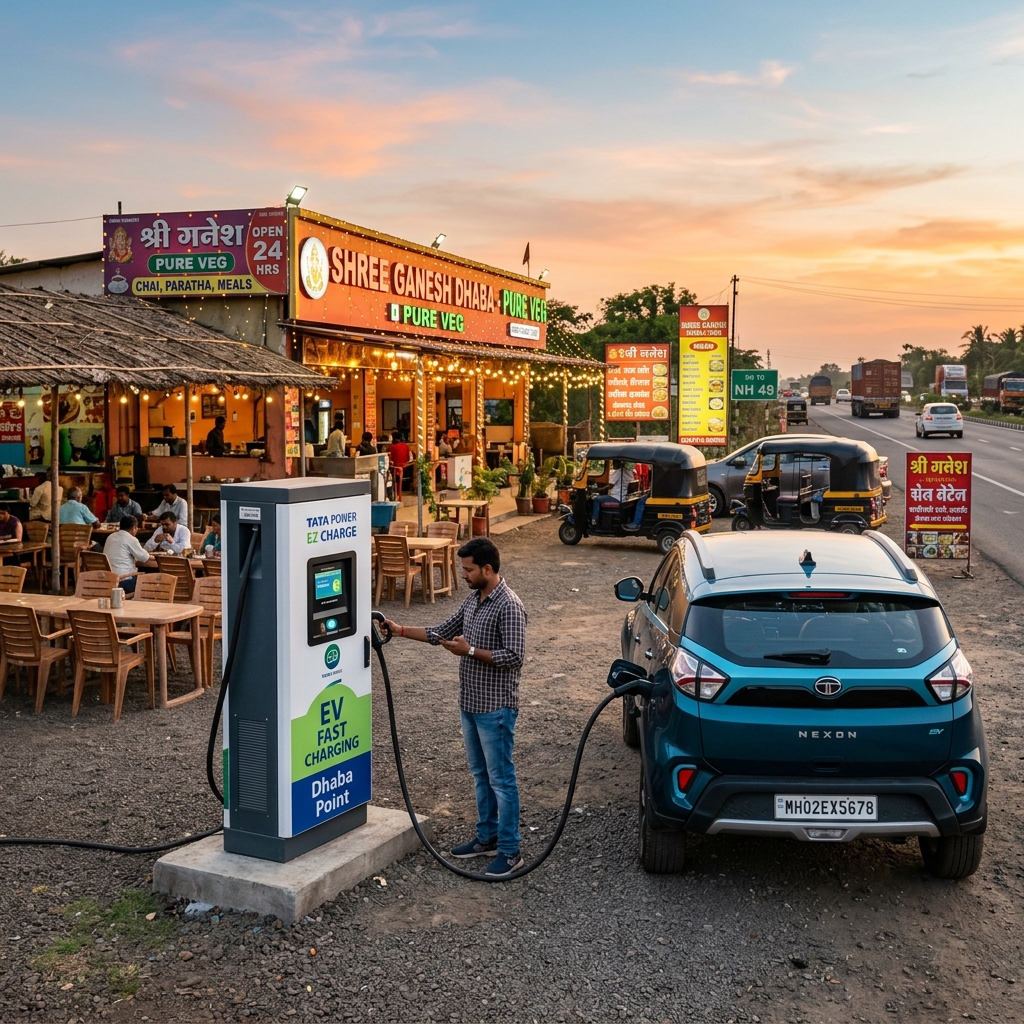Punjabi Dhaba EV Stop
